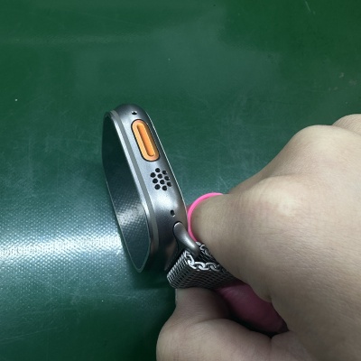 apple watch表带米兰尼斯s10代通用不锈钢降落伞手表带米兰钢带