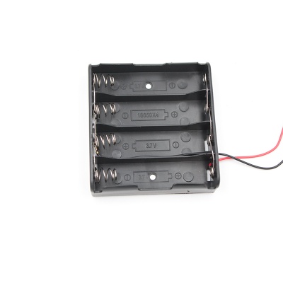 18650两2节并联无盖PP料电池盒座仓 3.7V输出并联电池盒