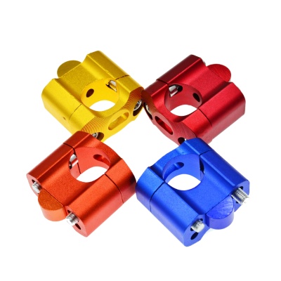 摩托车越野车改装 龙头压块加高器卡座加固变径码 变径车把增高器