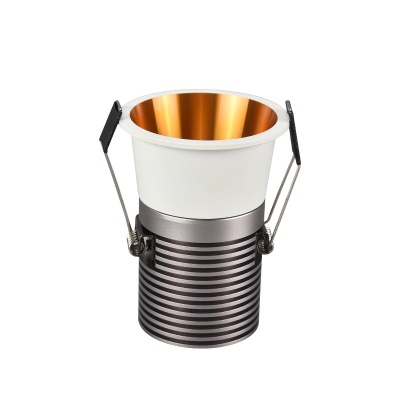 厂家直供固定式防眩COB射灯外壳家居照明客厅无主灯灯具套件