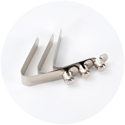 8mm单珠空心V型弹片管内定位弹片 U形弹片 呼啦圈帐篷弹片卡扣