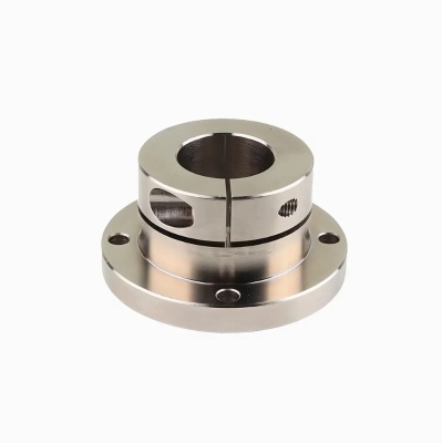 304/316不锈钢法兰盘法兰支座 钢制镀镍开口型法兰光轴固定座
